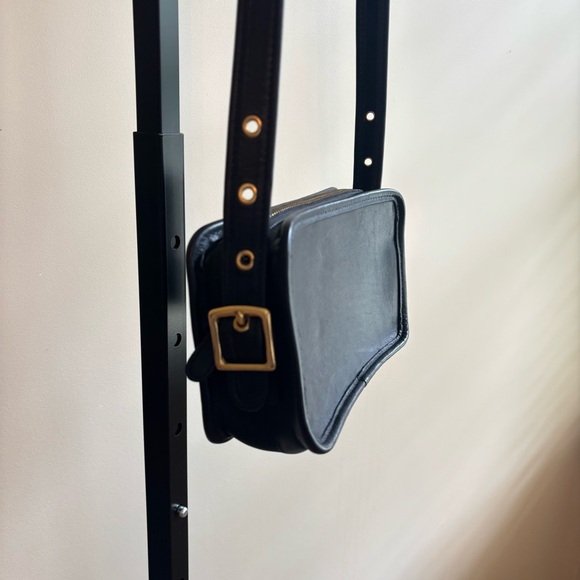 Vintage Coach #9167 Legacy Black Leather Belt Crossbody Bag - Picture 4 of 12